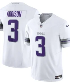 Exceptional Jordan Addison Minnesota Vikings Nike Alternate Vapor F.U.S.E. Limited Jersey
