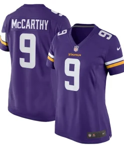 Premium J.J. McCarthy Minnesota Vikings Nike Women's 2024 NFL Draft First Round Pick Player Game Jersey