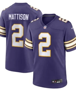 Gorgeous Alexander Mattison Minnesota Vikings Nike Classic Player Game Jersey