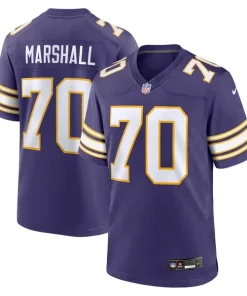 High quality Jim Marshall Minnesota Vikings Nike Classic Retired Player Jersey