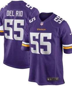 Exquisite Jack Del Rio Minnesota Vikings Nike Game Retired Player Jersey