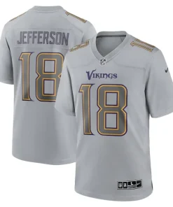 Outstanding Justin Jefferson Minnesota Vikings Nike Atmosphere Fashion Game Jersey