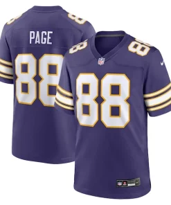 Gorgeous Alan Page Minnesota Vikings Nike Classic Retired Player Jersey