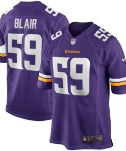 Superb Matt Blair Minnesota Vikings Nike Game Retired Player Jersey