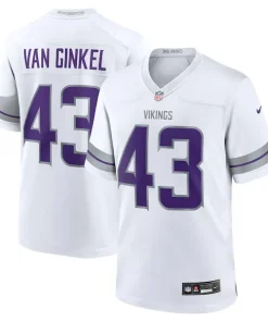 Gorgeous Andrew Van Ginkel Minnesota Vikings Nike Alternate Game Jersey