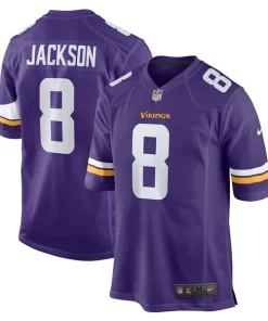 Finest Trishton Jackson Minnesota Vikings Nike Game Jersey