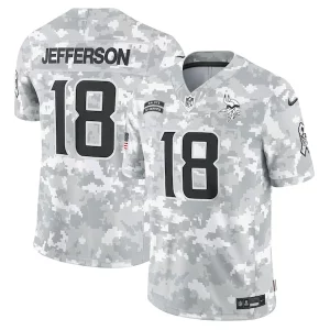 Exquisite Justin Jefferson Minnesota Vikings Nike 2024 Salute to Service Limited Jersey