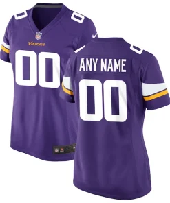Exceptional Minnesota Vikings Nike Women's Custom Game Jersey