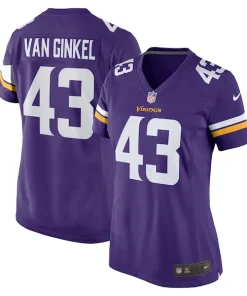 Superior Andrew Van Ginkel Minnesota Vikings Nike Women's Team Game Jersey