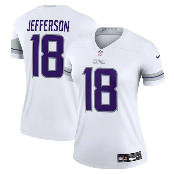 Marvelous Justin Jefferson Minnesota Vikings Nike Women's Alternate Legend Jersey