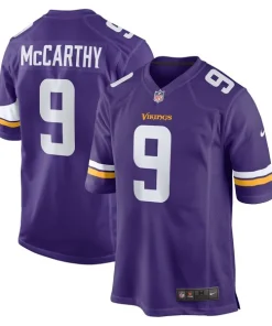 Exceptional J.J. McCarthy Minnesota Vikings Nike 2024 NFL Draft First Round Pick Player Game Jersey