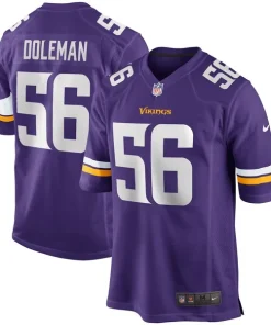 Finest Chris Doleman Minnesota Vikings Nike Game Retired Player Jersey