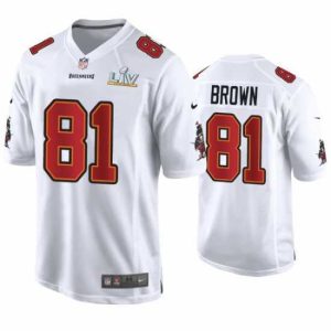 High quality Antonio Brown Buccaneers White Super Bowl Lv Game Fashion Jersey