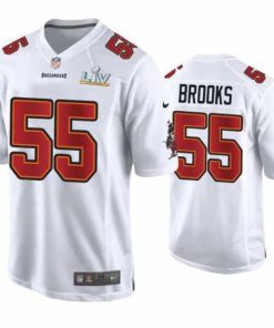 Marvelous Derrick Brooks Buccaneers White Super Bowl Lv Game Fashion Jersey