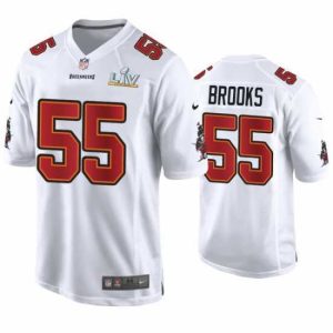 Marvelous Derrick Brooks Buccaneers White Super Bowl Lv Game Fashion Jersey