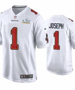Premium Greg Joseph Buccaneers White Super Bowl Lv Game Fashion Jersey