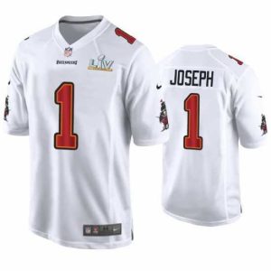 Premium Greg Joseph Buccaneers White Super Bowl Lv Game Fashion Jersey