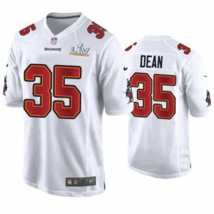 Exquisite Jamel Dean Buccaneers White Super Bowl Lv Game Fashion Jersey