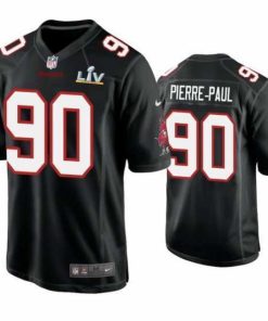 Superb Jason Pierre Paul Buccaneers Black Super Bowl Lv Game Fashion Jersey