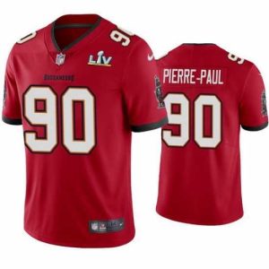 Gorgeous Jason Pierre Paul Buccaneers Red Super Bowl Lv Vapor Limited Jersey