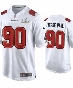 Gorgeous Jason Pierre Paul Buccaneers White Super Bowl Lv Game Fashion Jersey