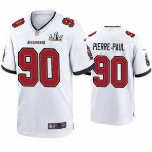 Premium Jason Pierre Paul Buccaneers White Super Bowl Lv Game Jersey