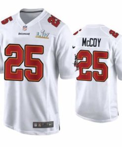 Gorgeous Lesean Mccoy Buccaneers White Super Bowl Lv Game Fashion Jersey