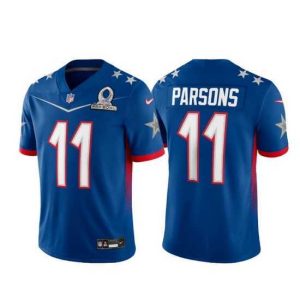 Superior 2022 NFL Pro Bowl Dallas Cowboys #11 Micah Parsons NFC Blue Jersey
