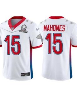 Gorgeous 2022 NFL Pro Bowl Kansas City Chiefs 15 Patrick Mahomes AFC White Jersey