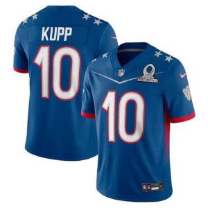 Premium 2022 NFL Pro Bowl Los Angeles Rams 10 Cooper Kupp NFC Blue Jersey