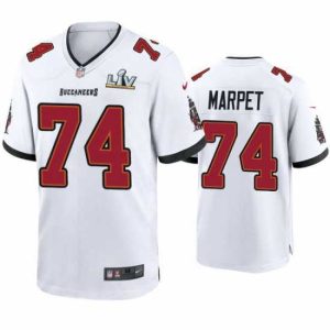 Exquisite Ali Marpet Buccaneers White Super Bowl Lv Game Jersey