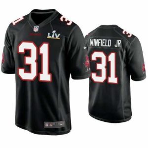 Outstanding Antoine Winfield Jr. Buccaneers Black Super Bowl Lv Game Fashion Jersey