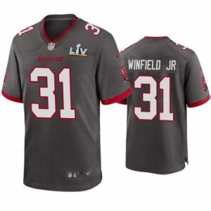 Superb Antoine Winfield Jr. Buccaneers Pewter Super Bowl Lv Game Jersey