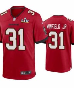 Exquisite Antoine Winfield Jr. Buccaneers Red Super Bowl Lv Game Jersey