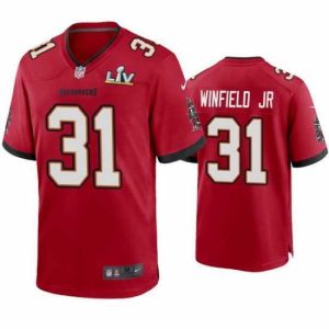 Exquisite Antoine Winfield Jr. Buccaneers Red Super Bowl Lv Game Jersey