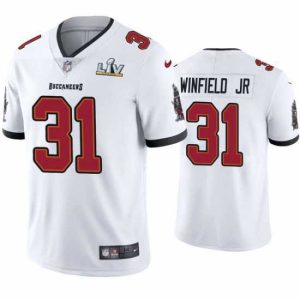 High quality Antoine Winfield Jr. Buccaneers White Super Bowl Lv Vapor Limited Jersey