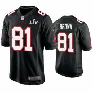 Gorgeous Antonio Brown Buccaneers Black Super Bowl Lv Game Fashion Jersey