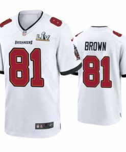 Outstanding Antonio Brown Buccaneers White Super Bowl Lv Game Jersey