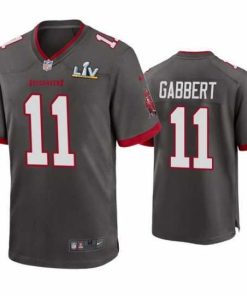 High quality Blaine Gabbert Buccaneers Pewter Super Bowl Lv Game Jersey