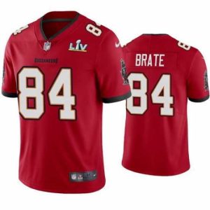 Exquisite Cameron Brate Buccaneers Red Super Bowl Lv Vapor Limited Jersey