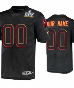 Marvelous Custom Tampa Bay Buccaneers Black Super Bowl Lv Jersey