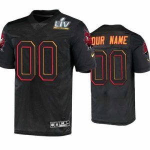Marvelous Custom Tampa Bay Buccaneers Black Super Bowl Lv Jersey