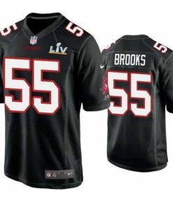 Outstanding Derrick Brooks Buccaneers Black Super Bowl Lv Game Fashion Jersey