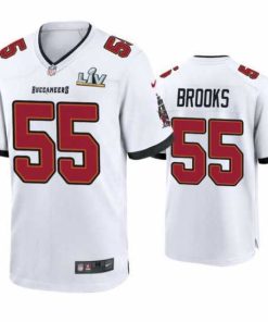 Superb Derrick Brooks Buccaneers White Super Bowl Lv Game Jersey