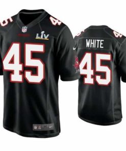 Premium Devin White Buccaneers Black Super Bowl Lv Game Fashion Jersey