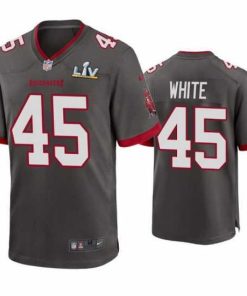 Superb Devin White Buccaneers Pewter Super Bowl Lv Game Jersey
