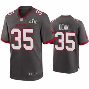 Superior Jamel Dean Buccaneers Pewter Super Bowl Lv Game Jersey