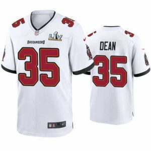 Superior Jamel Dean Buccaneers White Super Bowl Lv Game Jersey
