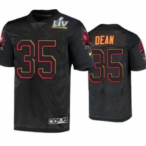 Finest Jamel Dean Tampa Bay Buccaneers Black Super Bowl Lv Jersey
