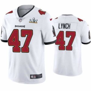 Outstanding John Lynch Buccaneers White Super Bowl Lv Vapor Limited Jersey